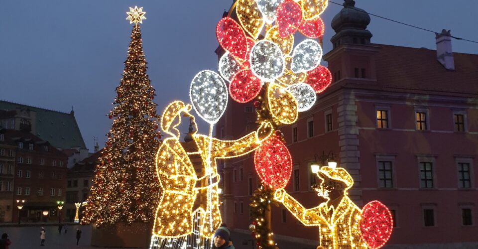 Najpiękniejsze świąteczne iluminacje Warszawy